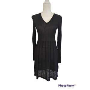 Missoni Knit Lightweight Textured Long Sleeve Dress Ribbed NWT Size 40 / 4 $595